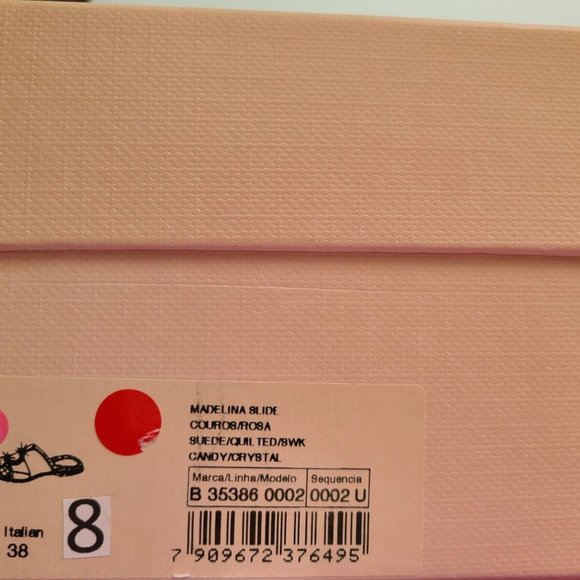 Sold Out $425 Alexandre Birman Madelina Crystal Embellished Suede Slide Sandals - Picture 3 of 10